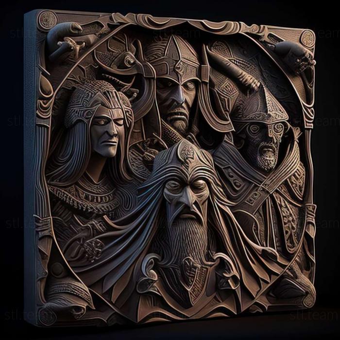 3D model EadorLords of the Worlds game (STL)